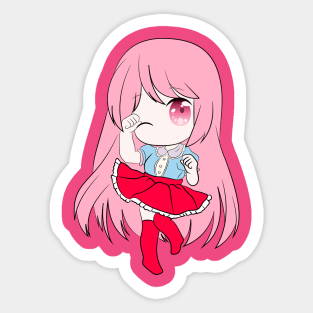 cute girl Sticker